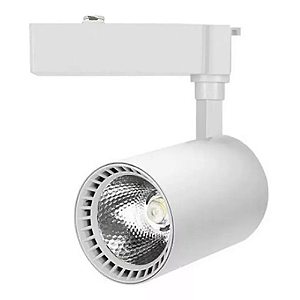 SPOT BRANCO 10W 6500K PARA TRILHO ELETRIFICADO GALAXY