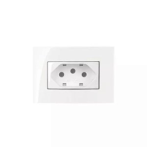 CONJ 1 TOMADA 2P+T 10A 250V PARA MOVEL BR SLEEK - 15791