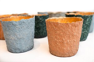 Porta Vela Papier Verde