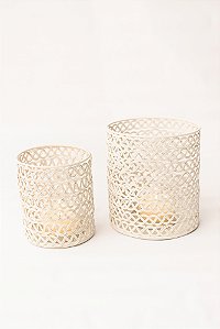 Luminária Renda Branca