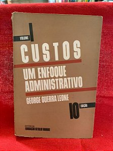 Custos um enfoque administrativo vol. 1 10 ed