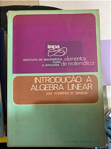 A introdução à algebra linear