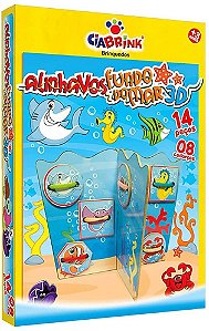 ALINHAVOS FUNDO DO MAR 3D INFANTIL
