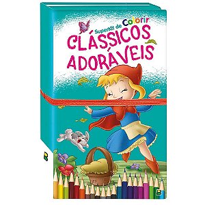 SUPER KIT DE COLORIR CLÁSSICOS ADORÁVEIS LIVRO INFANTIL