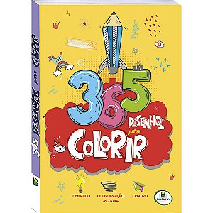 VAMOS LÁ 365 DESENHOS PARA COLORIR LIVRO INFANTIL