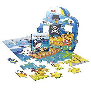 NAVIO PERDIDO PIRATA PERCIVAL UMA HISTORIA REPLETA DE AVENTURAS E UM INCRÍVEL QUEBRA -CABEÇA INFANTIL