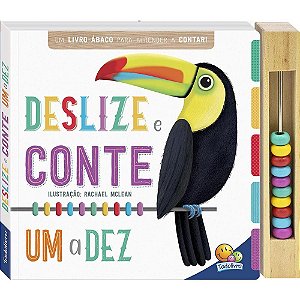 Primeiros Conceitos - Aprenda com Ábaco: Deslize e Conte Um a Dez Capa dura