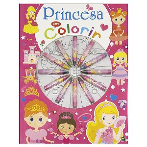 Cores em Ação! Princesa para Colorir