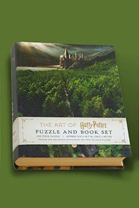 A arte de Harry Potter: caixa de luxo colecionável com quebra-cabeça 500 peças e minilivro Livro interativo –