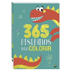 Livro Infantil 365 Desenhos Para Colorir Preto Brasileitura 1144847 -  Papelaria Criativa