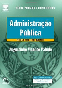 Administração Pública. Teorias E Questões