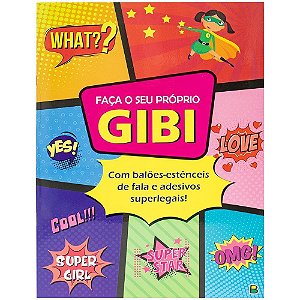 Faça seu Próprio GIBI: Menina Capa dura – Álbum de figurinhas