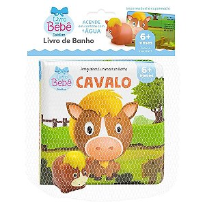 AMIGUINHOS LUMINOSOS NO BANHO: CAVALO Livro de banho
