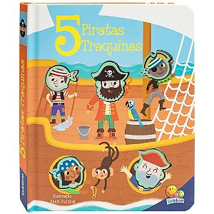 Amiguinhos de Silicone - Toque e Sinta: 5 Piratas Traquinas