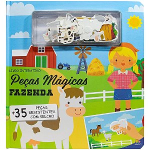 PECAS MAGICAS - UM LIVRO COM VELCRO: FAZENDA