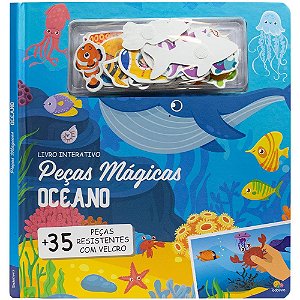 PECAS MAGICAS - UM LIVRO COM VELCRO: OCEANO