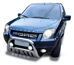 Grade Para Ecosport Modelo Raptor - 2003 Até 2007 - LETRAS CROMADAS