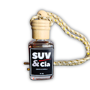 Aromatizante Automotivo SUV & CIA CRAVO & CANELA 9ML
