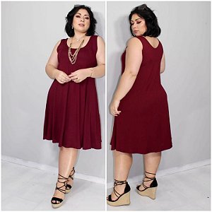 vestido regata gode plus size
