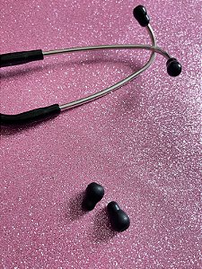 Par De Olivas / Aurículas Compatíveis com Estetoscópios Littmann