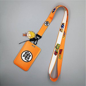 Cordão e Porta Crachá Dragon Ball Anime