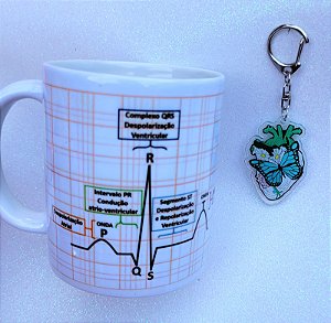 Kit Presente Cardiologia Medicina Anatomia Coração