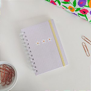 Caderno de anotações minizinho lilás
