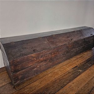 Tulha Rústica em Madeira 7 Compartimentos, Anos 40 - 349x65cm (L x P)