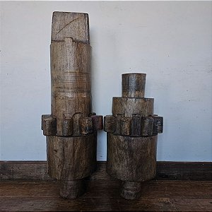 Eixos de Moenda em Madeira com Design Rústico e Autêntico