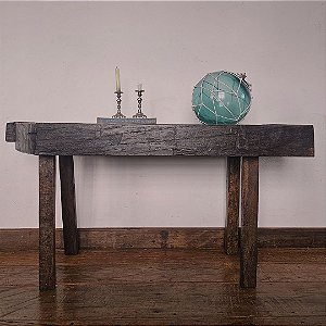 Aparador Queijeira Madeira Rústica Quadrada - 145x56cm (L x P)