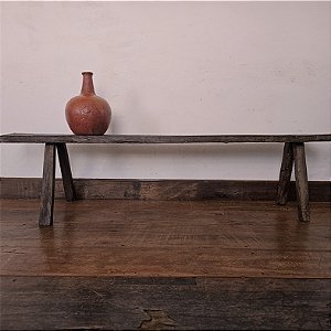 Banco Antigo de Madeira, Rústico, Início do Séc. XX – 1,48m