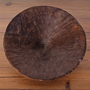 Bateia de Garimpo em Madeira, Início do Século XX - (38 cm diam)