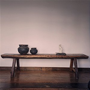 Bancada de Marceneiro Rústica, Séc. XX - 263x49cm (L x P)