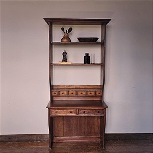 Prateleira de Costureira com Gavetas, Anos 50, SP - 229x104x46cm