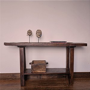 Aparador Queijeira com Prateleira, Fim Séc. XIX, MG - 152x43cm (L x P)