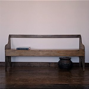 Banco Rústico Fazenda, Séc. XX - 193x30cm (L x P)