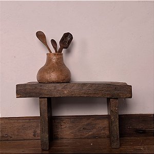 Banquinho de Casa de Farinha, Início Séc. XX - 57x29cm