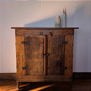 Armário Guarda-Comidas Rústico, Início do Séc. XX - 96x37x96cm