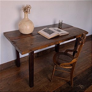Mesa Cavalete para Escritório, Início Séc. XX - 150x76x79cm (LxPxA)