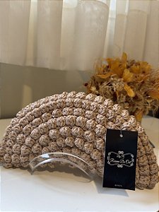 Bolsa Monique meia lua nude