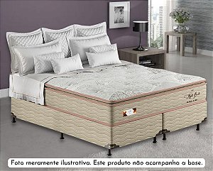 Cama Box + Colchão De Casal Queen Size Ortobom Bellagio Pocket Latex