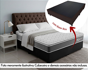 Conjunto Box Casal (Colchão DF Premium Montreal + Base Box)