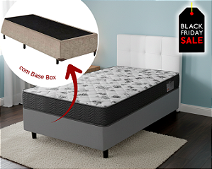 Conjunto Box Solteiro (Colchão ISO 100 Ortobom + Base Box)