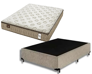 Conjunto Box Casal (Colchão Naturarte Minaspuma + Base Box)