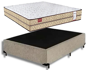 Conjunto Box Casal (Colchão Criare Minaspuma + Base Box)