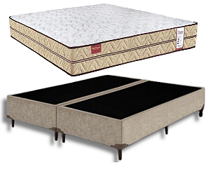 Conjunto Box Queen (Colchão Criare Minaspuma + Base Box)