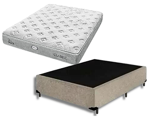 Conjunto Box Casal (Colchão Classic Molas Ensacadas Americanflex + Base Box)