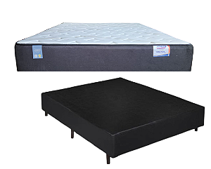 Conjunto Box Casal (Colchão Star Plus Plumatex + Base Box)