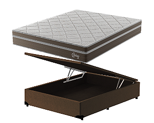 Conjunto Baú Casal (Colchão Orion Montreal + Base Baú Econ. 36cm)