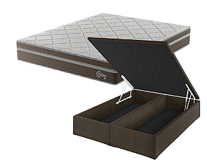 Conjunto Baú Queen (Colchão Orion Montreal+ Base Baú Econ. 36cm)